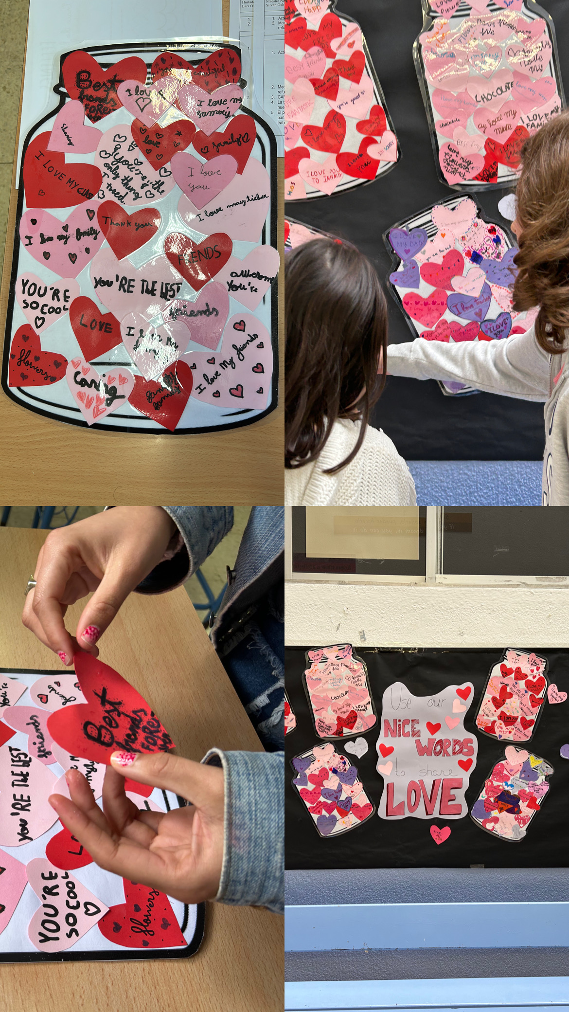 Spread the love and kindness was the topic of our Valentine's Day initiative 